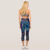 Leggings Capri Bulles cassées (Verso)