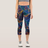 Leggings Capri Bulles cassées (Recto)