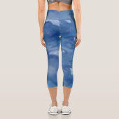 Leggings Capri bulles dans le capris bleu (Verso)