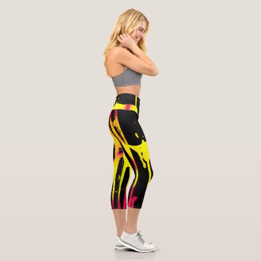 Leggings Capri burons et éperons et bacchanal (Droite)