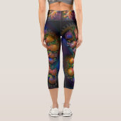 Leggings Capri Butterfly nebula (Verso)