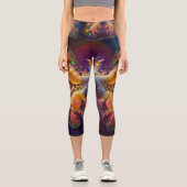 Leggings Capri Butterfly nebula (Recto)