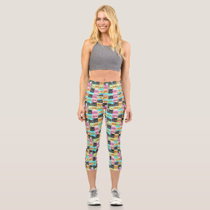Leggings Capri Cadeau Chat Motif de chat mignon Kawaii