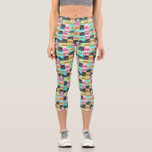 Leggings Capri Cadeau de chat | Cute Kawaii Motif (Recto)