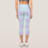 Leggings Capri Cadre déformé 01,w BG blanc (Verso)