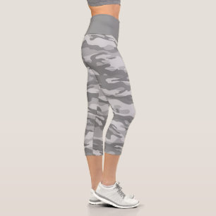 Leggings Capri Camo dissimulant gris mignon
