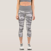 Leggings Capri Camo dissimulant gris mignon (Recto)