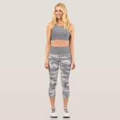 Leggings Capri Camo dissimulant gris mignon (Recto)