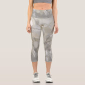Leggings Capri Camo floral lunaria argent Dollar (Recto)