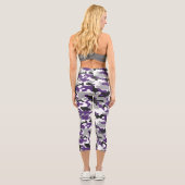 Leggings Capri Camo Purple GRL Power (Verso)