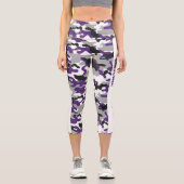 Leggings Capri Camo Purple GRL Power (Recto)