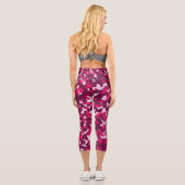 Leggings Capri Camo rose (Verso)
