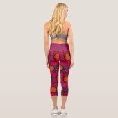 Leggings Capri Camo rouge (Verso)