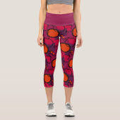 Leggings Capri Camo rouge (Recto)