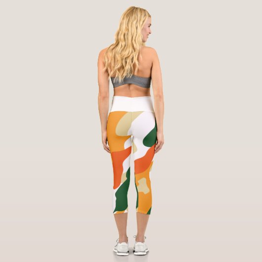 Leggings Capri camouflage (Verso)