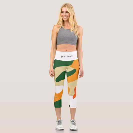 Leggings Capri camouflage (Recto)