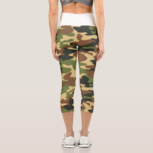 Leggings Capri camouflage (Verso)