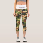 Leggings Capri camouflage (Recto)