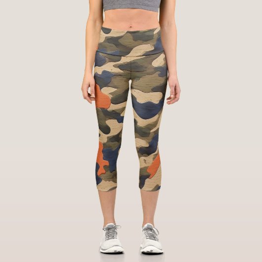 LEGGINGS CAPRI CAMOUFLAGE (Recto)