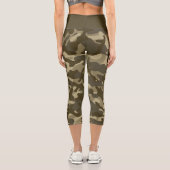 Leggings Capri Camouflage central (Verso)