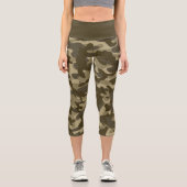 Leggings Capri Camouflage central (Recto)