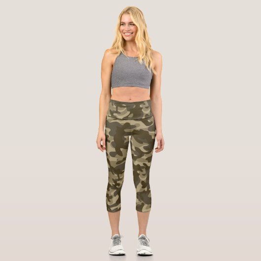 Leggings Capri Camouflage central (Recto)