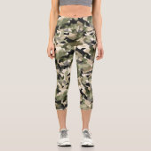Leggings Capri Camouflage classique léger (Recto)