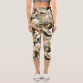 Leggings Capri Camouflage classique vert (Verso)