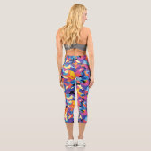 Leggings Capri Camouflage coloré (Verso)