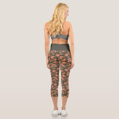 Leggings Capri Camouflage de corail mignon (Verso)