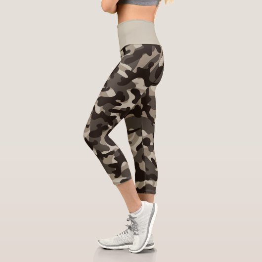 Leggings Capri Camouflage de proximité (Gauche)