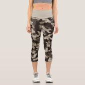 Leggings Capri Camouflage de proximité (Recto)