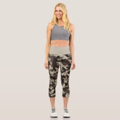 Leggings Capri Camouflage de proximité (Recto)