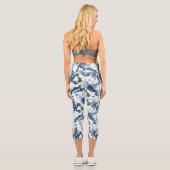 Leggings Capri Camouflage d'hiver (Verso)