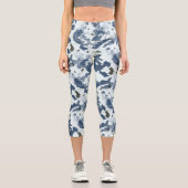 Leggings Capri Camouflage d'hiver (Recto)