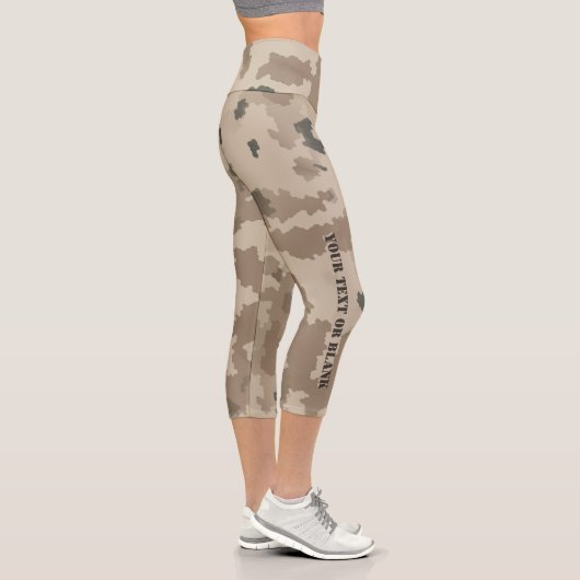 Leggings Capri Camouflage du désert (Droite)