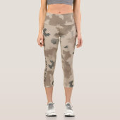 Leggings Capri Camouflage du désert (Recto)