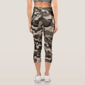 Leggings Capri Camouflage du quartier fermé (Verso)