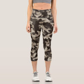 Leggings Capri Camouflage du quartier fermé (Recto)