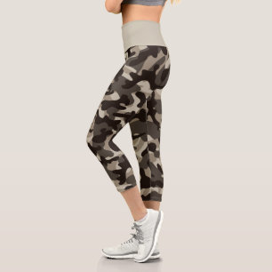 Leggings Capri Camouflage du quartier fermé