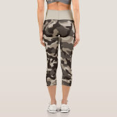 Leggings Capri Camouflage du quartier fermé (Verso)
