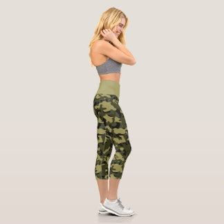 Leggings Capri Camouflage Euro Printemps