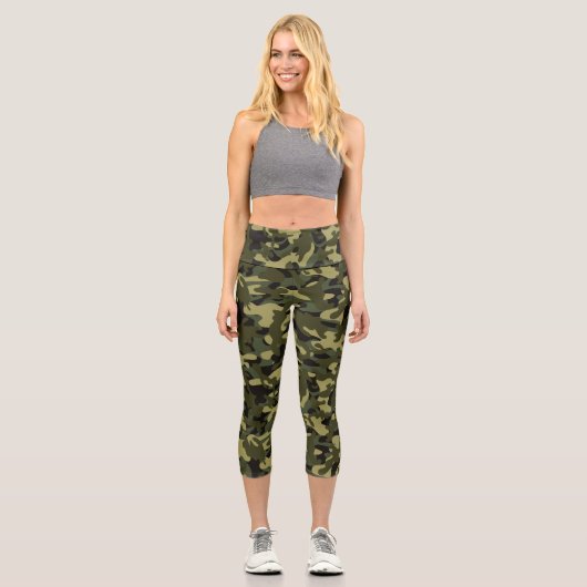 Leggings Capri Camouflage Euro Spring (Recto)