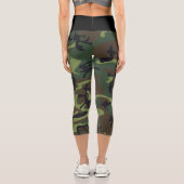 Leggings Capri Camouflage Militaire (Verso)
