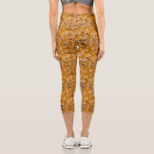 Leggings Capri Canards jaunes en caoutchouc (Verso)