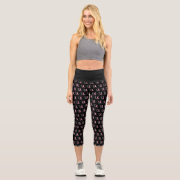 Leggings Capri Cancer du sein de la vis