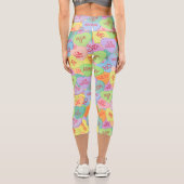Leggings Capri Candy Hearts Motif - SFW (Verso)