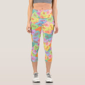 Leggings Capri Candy Hearts Motif - SFW (Recto)