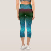 Leggings Capri Canopée des profondeurs (Verso)