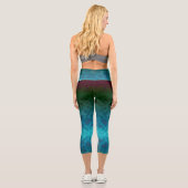 Leggings Capri Canopée des profondeurs (Verso)